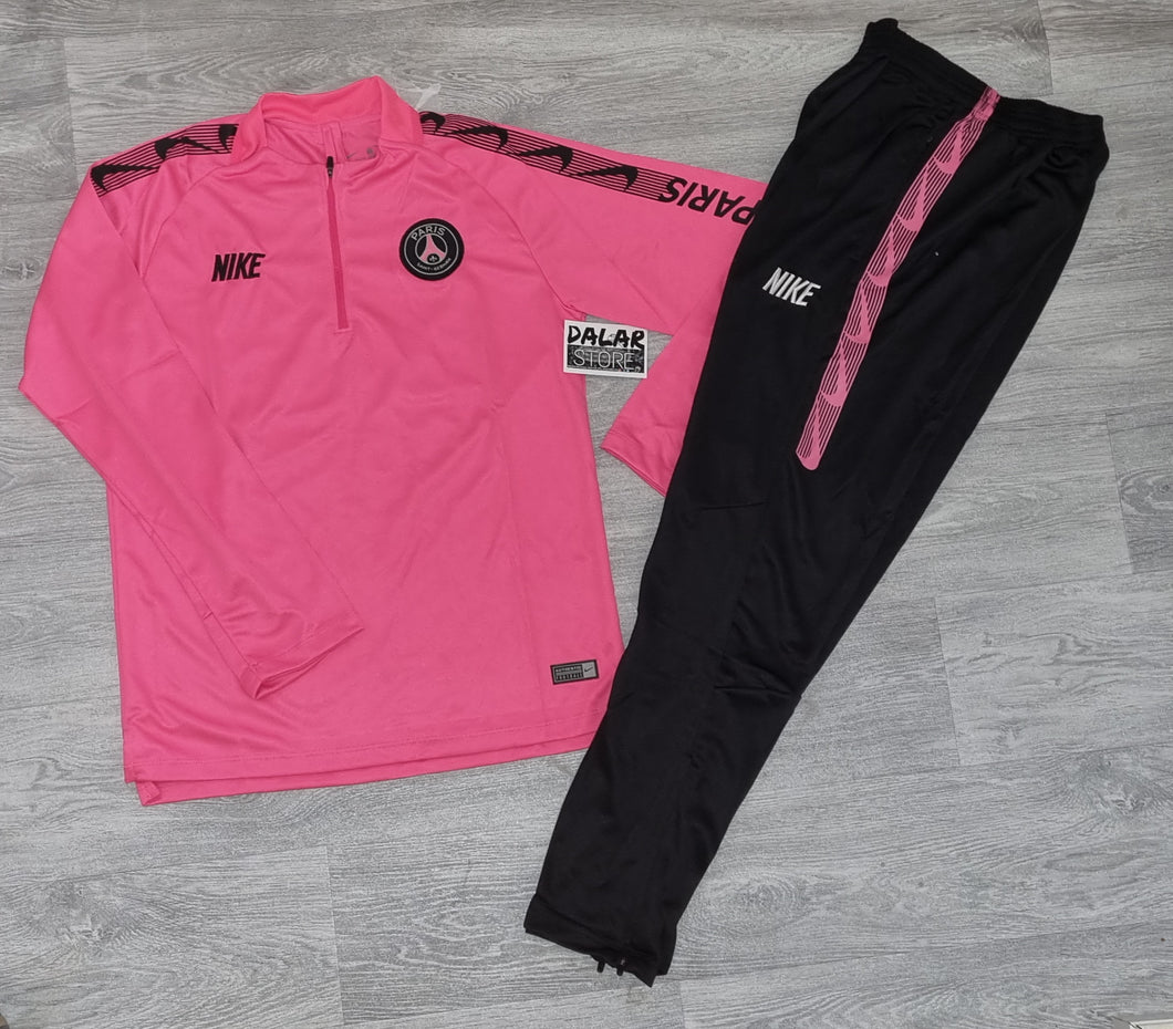 Psg x Nike 1/4 Zip Tracksuit Pink 💕