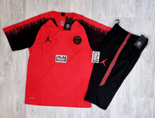 Load image into Gallery viewer, Paris Saint-Germain x Nike Shirt &amp; Shorts Combo - Red/Black
