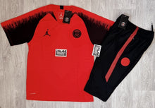 Load image into Gallery viewer, Paris Saint-Germain x Nike Shirt &amp; Shorts Combo - Red/Black
